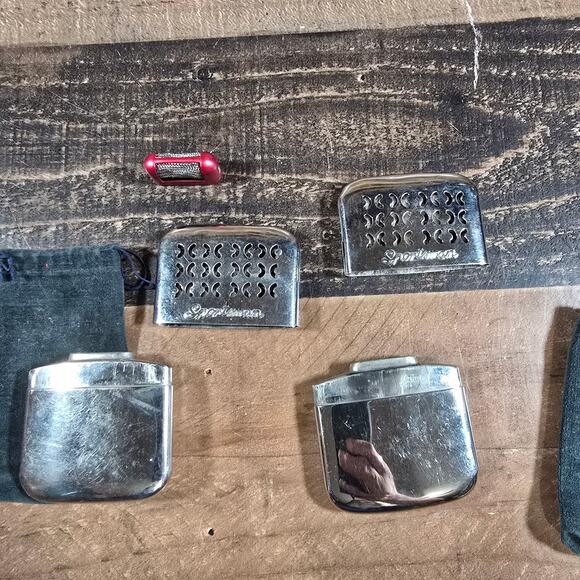 Vintage Sportsman Chrome Pocket Hand Warmers - Japan Made - Picture 2 of 3